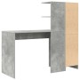 Escritorio con Almacenamiento Gris Concreto Madera Elaborada by , Sideboards - Ref: Foro24-3337292, Price: 135,70 €, Discount: %