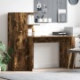 Escritorio con Almacenamiento de Roble Ahumado y Madera Compensada | Foro24.es | Tu tienda online para hogar, jardín y más Foro24.es