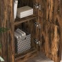 Escritorio con Almacenamiento de Roble Ahumado y Madera Compensada | Foro24.es | Tu tienda online para hogar, jardín y más Foro24.es