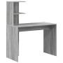Escritorio con almacenamiento Gris Sonoma Madera Elaborada by , Sideboards - Ref: Foro24-3337294, Price: 139,67 €, Discount: %