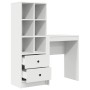 Escritorio con Almacenamiento Blanco Madera Ingenierizada by , Sideboards - Ref: Foro24-3337297, Price: 138,38 €, Discount: %