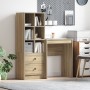 Escritorio con almacenamiento de roble sonoma y madera elaborada | Foro24.es | Tu tienda online para hogar, jardín y más Foro24.es