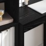Escritorio con Almacenamiento Roble Negro Madera Elaborada | Foro24.es | Tu tienda online para hogar, jardín y más Foro24.es