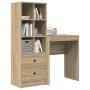 Escritorio con almacenamiento de roble sonoma y madera elaborada | Foro24.es | Tu tienda online para hogar, jardín y más Foro24.es