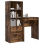 Escritorio con almacenamiento de roble ahumado y madera | Foro24.es | Tu tienda online para hogar, jardín y más Foro24.es