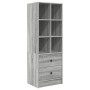 Escritorio con Almacenamiento Gris Sonoma Madera Elaborada | Foro24.es | Tu tienda online para hogar, jardín y más Foro24.es