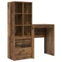 Escritorio con Almacenamiento Madera Antigua by , Sideboards - Ref: Foro24-3337303, Price: 134,31 €, Discount: %