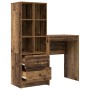 Escritorio con Almacenamiento Madera Antigua by , Sideboards - Ref: Foro24-3337303, Price: 134,31 €, Discount: %
