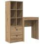 Escritorio con Almacenamiento Roble Artesanal Madera Elaborada | Foro24.es | Tu tienda online para hogar, jardín y más Foro24.es