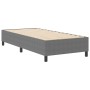 Cama box spring tela de pana gris claro 90x200 cm | Foro24.es | Tu tienda online para hogar, jardín y más Foro24.es