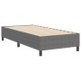 Cama box spring tela de pana gris claro 90x200 cm | Foro24.es | Tu tienda online para hogar, jardín y más Foro24.es