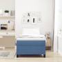 Cama con Base y Colchón Azul 80x200 cm Tela de Cuerdo | Foro24.es | Tu tienda online para hogar, jardín y más Foro24.es