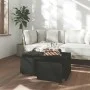 Black engineered wood coffee table 90x50x41.5 cm by vidaXL, Coffee table - Ref: Foro24-809819, Price: 60,73 €, Discount: %