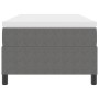 Cama Box Spring con Colchón Gris Individual Tela de Terciopelo | Foro24.es | Tu tienda online para hogar, jardín y más Foro24.es