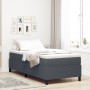 Cama con Estructura de Somier con Colchón Gris Oscuro Individual Tela de Terciopelo | Foro24.es | Tu tienda online para hogar, jardín y más Foro24.es