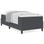Cama con Estructura de Somier con Colchón Gris Oscuro Individual Tela de Terciopelo | Foro24.es | Tu tienda online para hogar, jardín y más Foro24.es