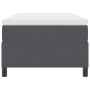Cama con Estructura de Somier con Colchón Gris Oscuro Individual Tela de Terciopelo | Foro24.es | Tu tienda online para hogar, jardín y más Foro24.es