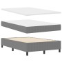 Cama con Box Spring y Colchón Gris Claro Pequeña de Tela de Corduroy | Foro24.es | Tu tienda online para hogar, jardín y más Foro24.es