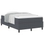 Cama box spring con colchón gris oscuro pequeña doble tela de corduroy | Foro24.es | Tu tienda online para hogar, jardín y más Foro24.es