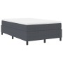 Cama box spring con colchón gris oscuro pequeña doble tela de corduroy | Foro24.es | Tu tienda online para hogar, jardín y más Foro24.es