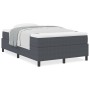 Cama box spring con colchón gris oscuro pequeña doble tela de corduroy | Foro24.es | Tu tienda online para hogar, jardín y más Foro24.es