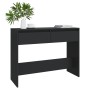 Black engineered wood console table 100x35x76.5 cm by vidaXL, Side tables - Ref: Foro24-809837, Price: 65,42 €, Discount: %