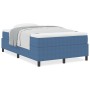 Cama con Somier y Colchón Azul Doble Pequeña Tela de Pana | Foro24.es | Tu tienda online para hogar, jardín y más Foro24.es