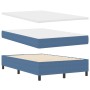 Cama con Somier y Colchón Azul Doble Pequeña Tela de Pana | Foro24.es | Tu tienda online para hogar, jardín y más Foro24.es