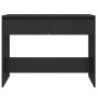 Black engineered wood console table 100x35x76.5 cm by vidaXL, Side tables - Ref: Foro24-809837, Price: 65,42 €, Discount: %