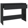 Black engineered wood console table 100x35x76.5 cm by vidaXL, Side tables - Ref: Foro24-809837, Price: 65,42 €, Discount: %