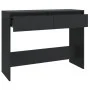 Black engineered wood console table 100x35x76.5 cm by vidaXL, Side tables - Ref: Foro24-809837, Price: 64,57 €, Discount: %