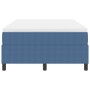 Cama Box Spring con Colchón Azul 120x200 cm Tela de Corduroy by , Beds and slatted bases - Ref: Foro24-3337460, Price: 390,52...