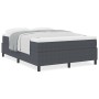 Cama Box Spring con Colchón Gris Oscuro 140x200 cm Tela de Corduroy by , Beds and slatted bases - Ref: Foro24-3337463, Price:...