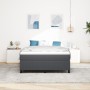 Cama Box Spring con Colchón Gris Oscuro 140x200 cm Tela de Corduroy by , Beds and slatted bases - Ref: Foro24-3337463, Price:...