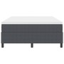 Cama Box Spring con Colchón Gris Oscuro 140x200 cm Tela de Corduroy by , Beds and slatted bases - Ref: Foro24-3337463, Price:...