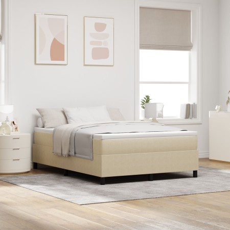 Cama con Somier y Colchón Verde Claro Gris 140x200 cm Terciopelo by , Beds and slatted bases - Ref: Foro24-3337466, Price: 38...
