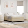 Cama con Somier y Colchón Verde Claro Gris 140x200 cm Terciopelo by , Beds and slatted bases - Ref: Foro24-3337466, Price: 38...