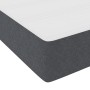 Cama con somier con colchón gris oscuro 140x200 cm Tela de canalé | Foro24.es | Tu tienda online para hogar, jardín y más Foro24.es