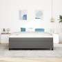 Cama con Somier con Colchón Gris Claro Super King Tela de Corduroy by , Beds and slatted bases - Ref: Foro24-3337477, Price: ...