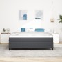 Cama con somier con colchón gris oscuro super king tela de corduroy | Foro24.es | Tu tienda online para hogar, jardín y más Foro24.es