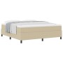Cama con Base Spring con Colchón Verde Claro Gris Super King Tela de Corduroy | Foro24.es | Tu tienda online para hogar, jardín y más Foro24.es