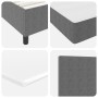 Cama con Base Tapizada con Colchón Gris Claro 80x200 cm Tela de Corduroy by , Beds and slatted bases - Ref: Foro24-3337487, P...