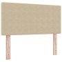 Cama con Base de Resortes con Colchón Beige Claro 80x200 cm Tela de terciopelo | Foro24.es | Tu tienda online para hogar, jardín y más Foro24.es