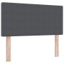 Cama con Box Spring con Colchón Gris Oscuro Pequeña Doble Tela de Terciopelo by , Beds and slatted bases - Ref: Foro24-333750...