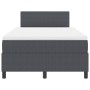 Cama con Box Spring con Colchón Gris Oscuro Pequeña Doble Tela de Terciopelo by , Beds and slatted bases - Ref: Foro24-333750...