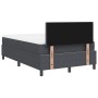Cama con Box Spring con Colchón Gris Oscuro Pequeña Doble Tela de Terciopelo by , Beds and slatted bases - Ref: Foro24-333750...
