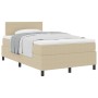 Cama con Box Spring con Colchón Verde Claro Gris 120x200 cm Tela de Corduroy | Foro24.es | Tu tienda online para hogar, jardín y más Foro24.es