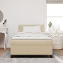 Cama con Box Spring con Colchón Verde Claro Gris 120x200 cm Tela de Corduroy | Foro24.es | Tu tienda online para hogar, jardín y más Foro24.es