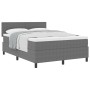 Cama con Somier con Colchón Gris Claro 140x200 cm Tela de Pana by , Beds and slatted bases - Ref: Foro24-3337511, Price: 454,...