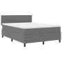 Cama con Somier con Colchón Gris Claro 140x200 cm Tela de Pana by , Beds and slatted bases - Ref: Foro24-3337511, Price: 454,...